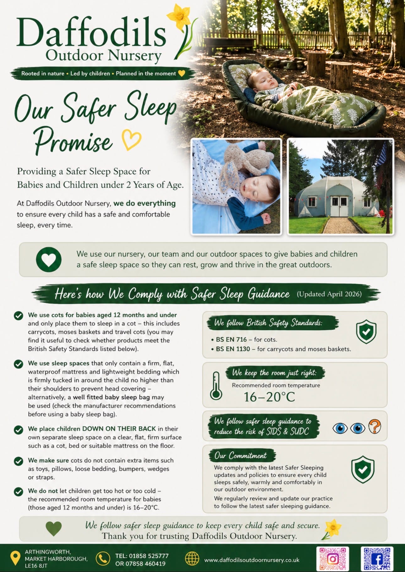 Safer sleeping guidelines