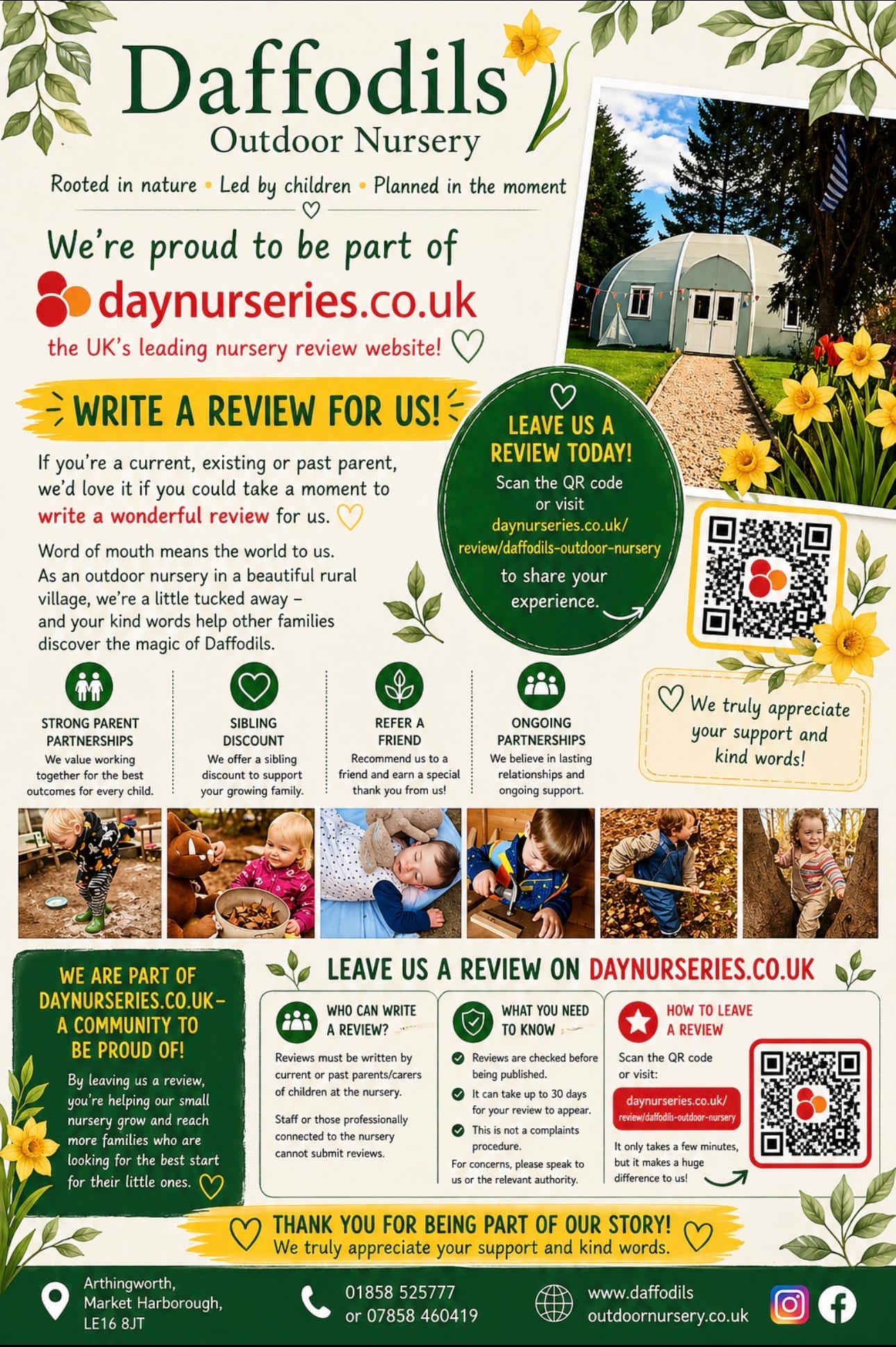 write us a review on day nurseries